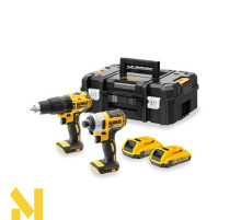 Набір інструментів акумуляторних DeWALT DCK2060D2T (DCD778 + DCF787)