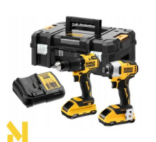 Набір з 2-ох інструментів DeWalt DCK2062L2T