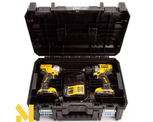 Набір інструментів акумуляторних DeWALT DCK2110L2T (DCD701 +DCF801)