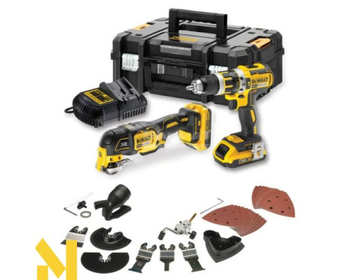 Набір інструментів акумуляторних DeWalt DCK257D2T (DCD795 + DCS355)