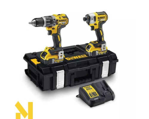 Набір інструментів акумуляторних DeWALT DCK266P2+DCB184
