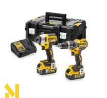 Набір електроінструментів акумуляторних DeWALT DCK266P2T (DCD796 + DCF887)
