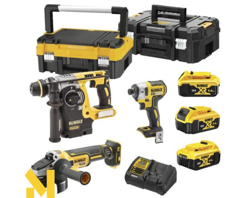 Набір інструментів акумуляторних DeWALT DCK305P3T (DCF887 + DCH273 + DCG405)