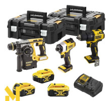 Набір інструментів акумуляторних DeWALT DCK377P3T (DCD708 + DCH273 + DCF809)