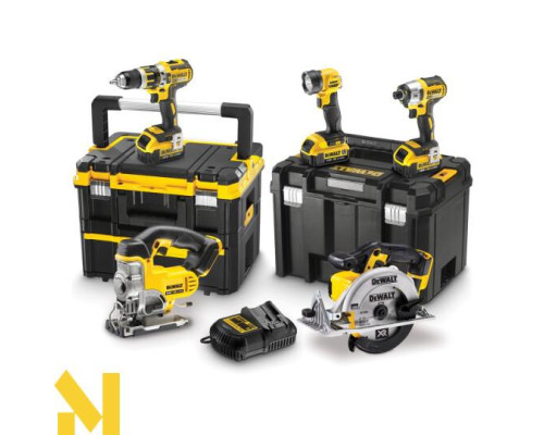 Набір з п'яти інструментів DeWalt DCK550M3T
