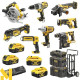 Набір інструментів акумуляторних DeWALT DCK856P4 (DCD996 + DCH273 + DCF894 + DCG405 + DCS570 + DCL050 + DCS335 + DCS367)