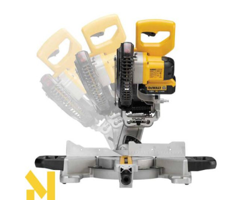 Пила торцювальна акумуляторна DeWalt DCS365M2