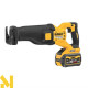 Пила шабельна акумуляторна DeWALT DCS389T2