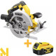 Пила дискова акумуляторна DeWALT DCS570N + DCB184 (без ЗП)