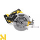 Пила дискова акумуляторна DeWALT DCS570P2