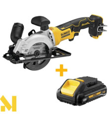 Міні-пила дискова акумуляторна DeWALT DCS571NT+DCB187 (без АКБ та ЗП)