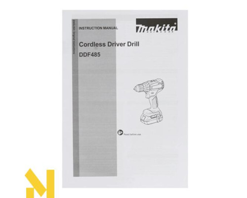 Дриль-шуруповерт акумуляторний Makita DDF485RAJ