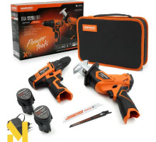 Набір інструментів акумуляторних DAEWOO DGA 1220Li SET (DAA1210Li + DCS1210Li)