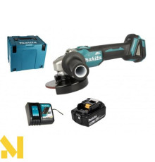 Болгарка (кутова шліфмашина) акумуляторна Makita DGA504RT1J