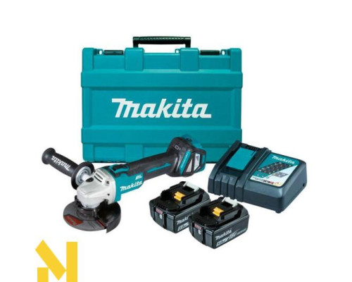 Болгарка (кутова шліфмашина) акумуляторна Makita DGA511RTE