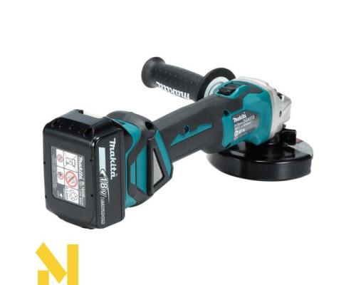 Болгарка (кутова шліфувальна машина) акумуляторна Makita DGA513RT3J
