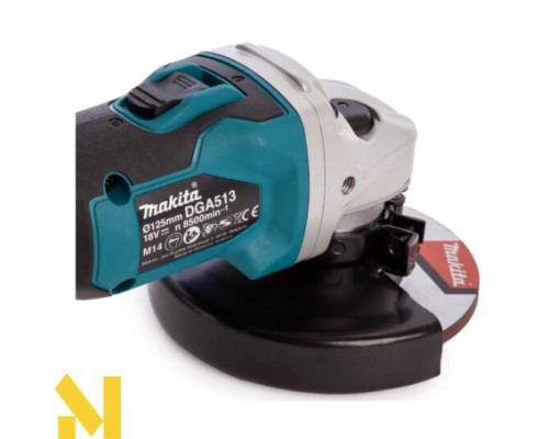 Болгарка (кутова шліфмашина) акумуляторна Makita DGA513Z (без АКБ та ЗП)