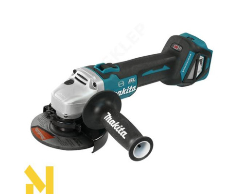 Болгарка (кутова шліфмашина) акумуляторна Makita DGA514RTJU (без АКБ та ЗП)