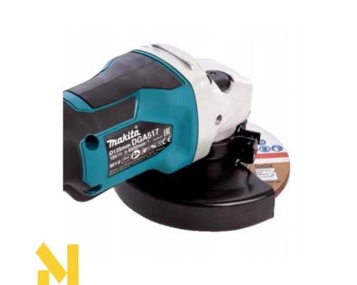 Болгарка (кутова шліфмашина) акумуляторна Makita DGA517RTJ