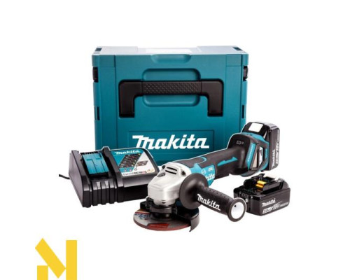 Болгарка (кутова шліфмашина) акумуляторна Makita DGA517RTJ