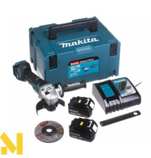 Болгарка (кутова шліфмашина) акумуляторна Makita DGA517RTJ