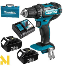 Дриль-шурупокрут ударний акумуляторний Makita DHP482RFE