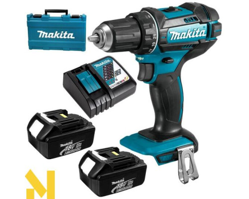 Дриль-шурупокрут ударний акумуляторний Makita DHP482RFE