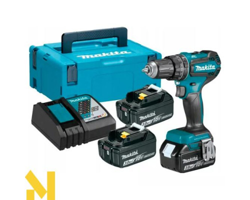 Дриль-шуруповерт акумуляторний Makita DHP485RF3J