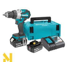 Дриль-шурупокрут ударний акумуляторний Makita DHP489RTJ