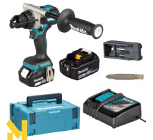 Дриль акумуляторний ударний Makita DHP492RTJ