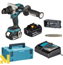 Дриль акумуляторний ударний Makita DHP492RTJ