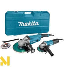 Комплект болгарок (кутових шліфмашин) Makita DK0053 (GA9020 і 9558HNR)