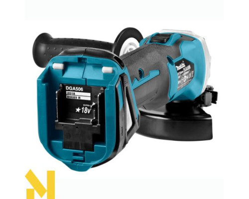 Комплект болгарок (кутових шліфмашин) акумуляторних Makita DK0081TJX2 (DGA506RTJ+GA5040R)