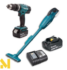 Набір інструментів акумуляторних Makita DLX2056 (DHP453SFX8 + DCL180Z)