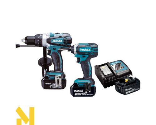 Набір інструментів Makit DLX 2145 X1 (DDF458 + DTD152)