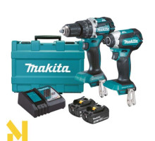 Набір інструментів акумуляторних Makita DLX2180X (DHP484, DTD153)