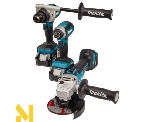 Набір інструментів акумуляторних Makita DLX3155TJ (DDF486, DTD153, DGA504)