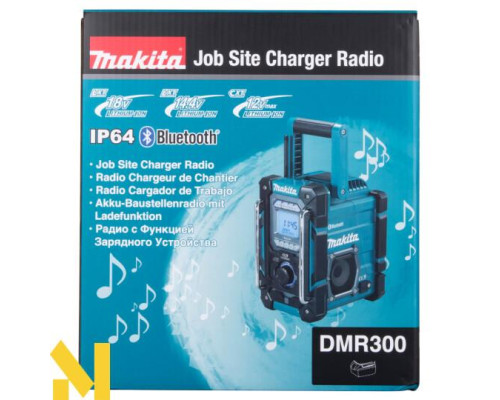 Радіоприймач/зарядний пристрій акумуляторний Makita DMR300 (без АКБ та ЗП)