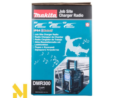 Радіоприймач/зарядний пристрій акумуляторний Makita DMR300 (без АКБ та ЗП)