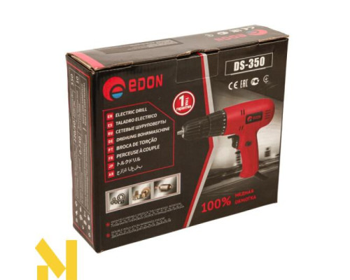 Шуруповерт мережевий Edon DS-350