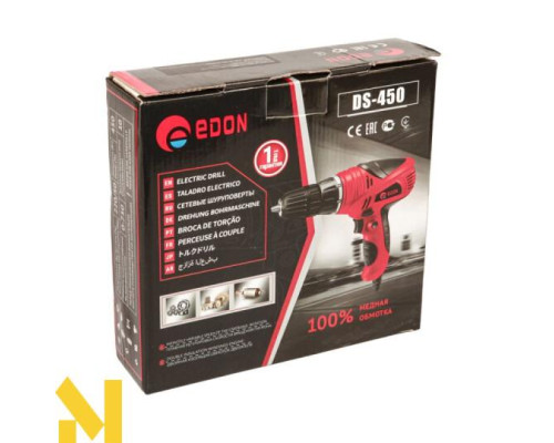 Шуруповерт мережевий Edon DS-450
