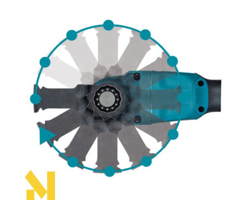 Багатофункціональний інструмент (реноватор) акумуляторний Makita DTM53ZX1 (без АКБ та ЗП)