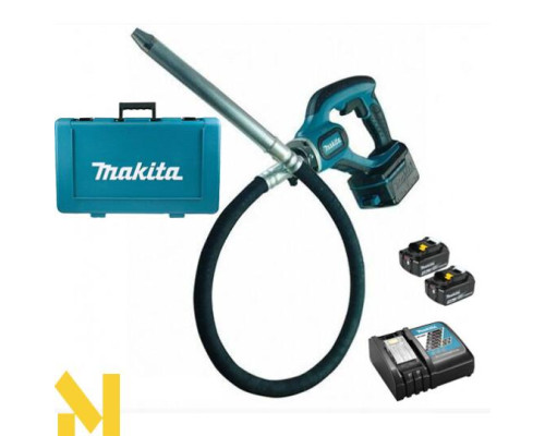 Акумуляторний вібратор для ущільнення бетону Makita DVR450RFE