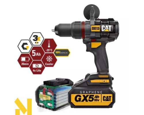 Дриль-шуруповерт акумуляторний CAT DX13DX13