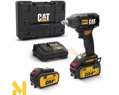 Гайковерт акумуляторний ударний CAT DX72