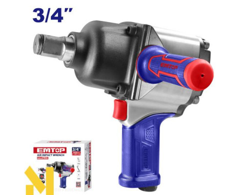 Гайковерт пневматичний EMTOP EATL341601