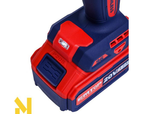 Дриль-шуруповерт акумуляторний EMTOP ECIDL20968