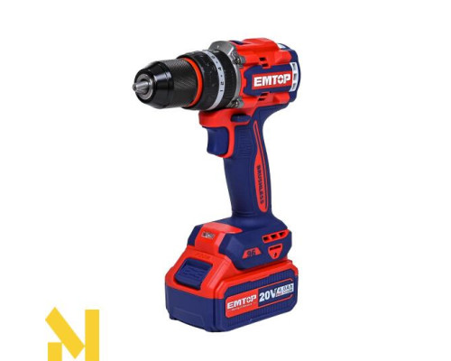Дриль-шуруповерт акумуляторний EMTOP ECIDL20968