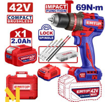 Дриль-шуруповерт акумуляторний EMTOP ECIDL426981 (без АКБ та ЗП)