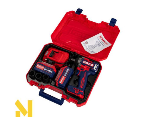Гайковерт акумуляторний EMTOP ECIWL2050